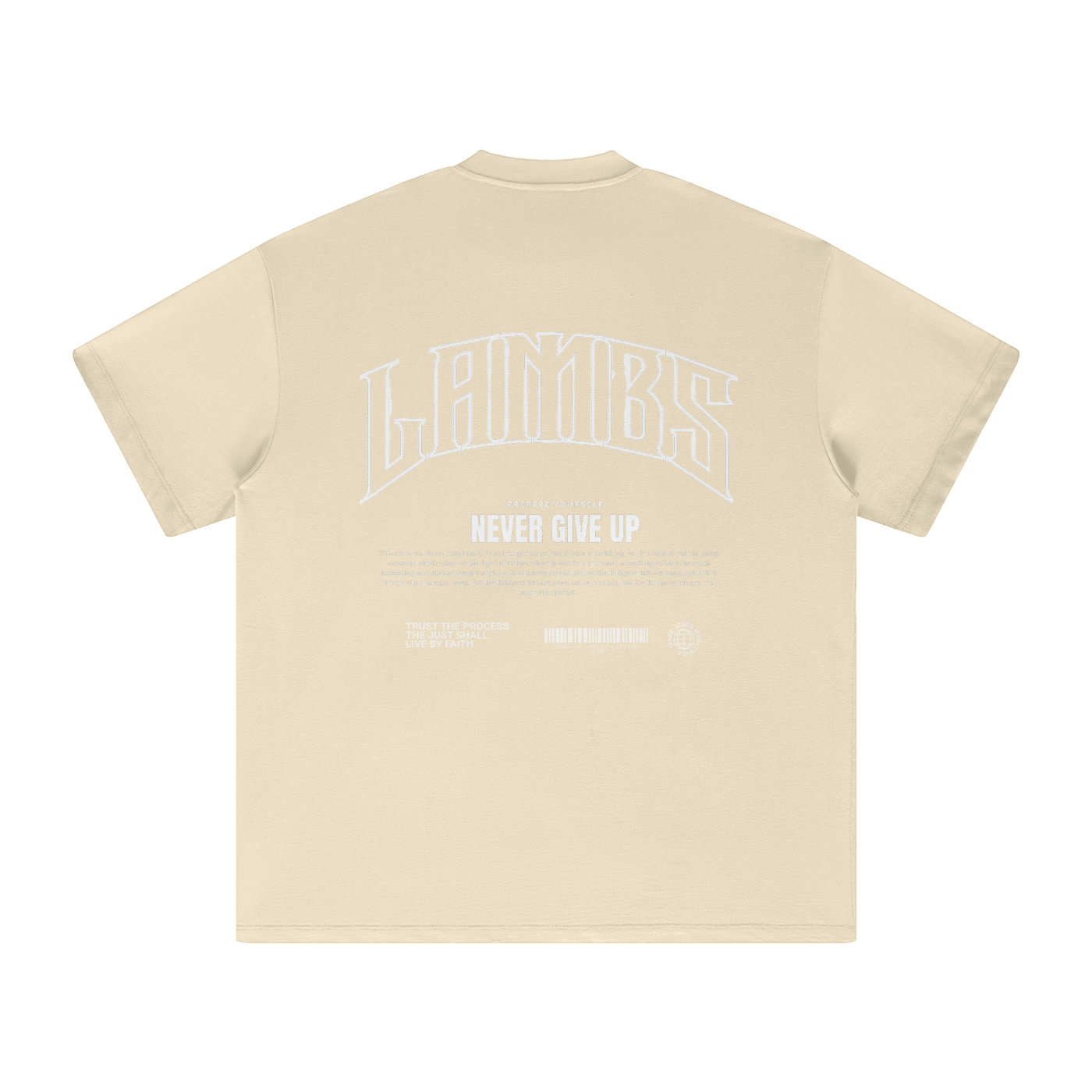 Lambs never give up oversized T-Shirt