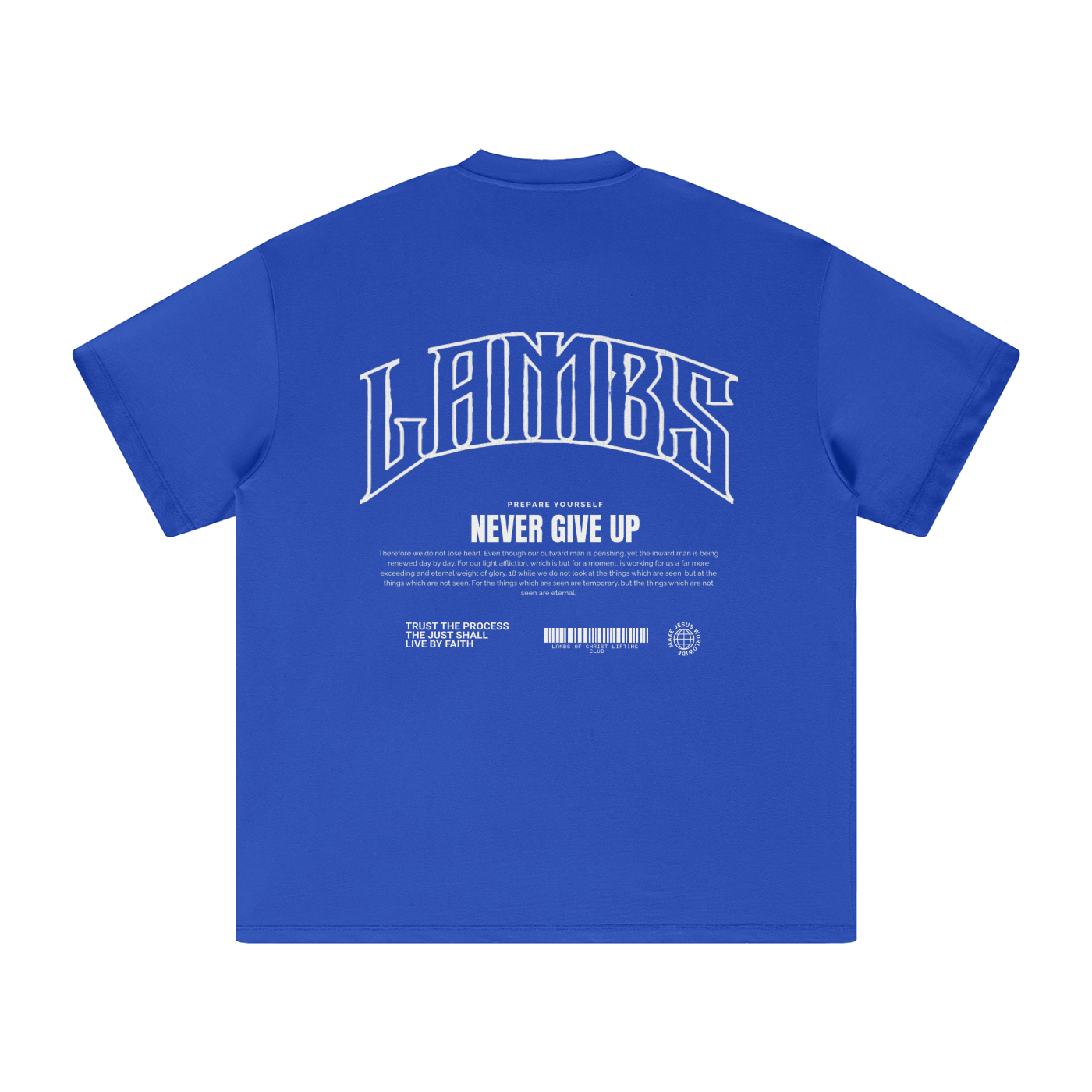 Lambs never give up oversized T-Shirt