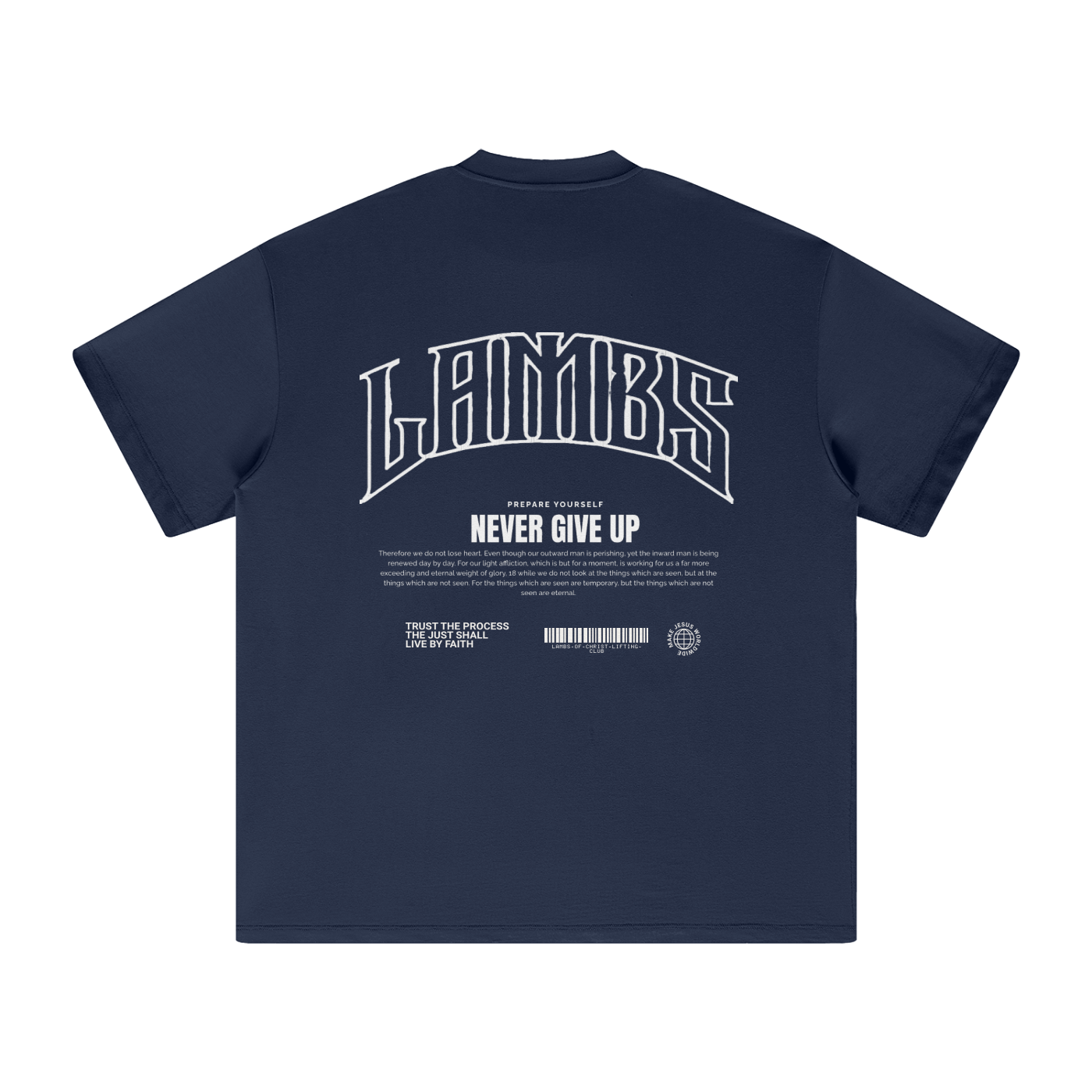 Lambs never give up oversized T-Shirt